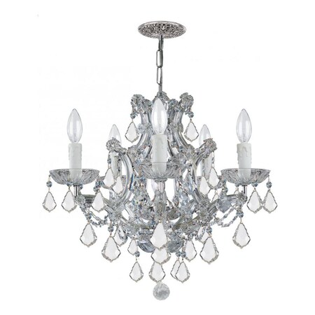 Maria Theresa 12 Light Clear Crystal Chrome Chandelier Maria Theresa 12 Light Clear Crystal Chrome Chandelier